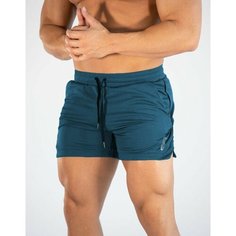 Шорты шорты мужские спортивные, размер 2XL, синий Нет бренда