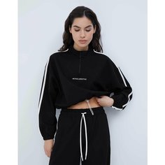 Свитшот спортивный Gloria Jeans, размер L (48-50), , черный