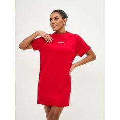 Платье sold out oversize, размер XXL, красный