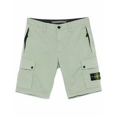 Шорты Stone Island, размер 32, зелeный