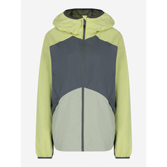 Ветровка Northland Professional Womens Hiking Windbreaker, размер 46/48, серый/зеленый