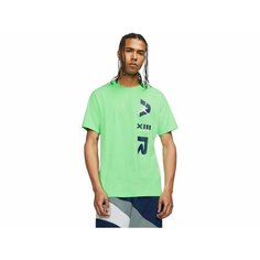 Футболка NIKE Air Jordan LGC AJ13 SS, 1 шт., размер XL, зелёный