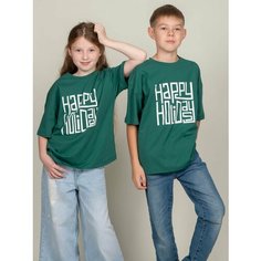 Футболка Be Friends, размер 140-72, зелeный