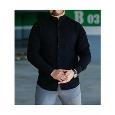 Рубашка SKOS Fashion Весна - Лето 2024, размер S, черный