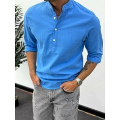 Рубашка SKOS Fashion, размер 3XL, cиний