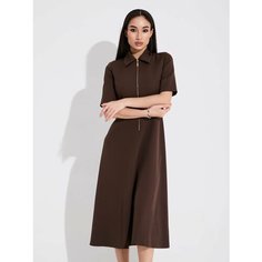 Платье A-A Awesome Apparel by Ksenia Avakyan, размер 56, темно-коричневый