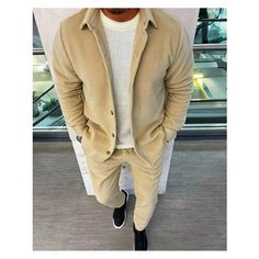 Костюм спортивный SKOS Fashion, размер L, бежевый
