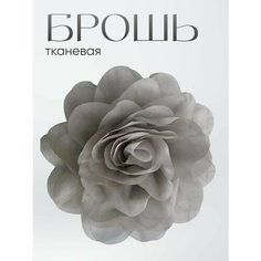 Брошь JewelryMeverly, серый