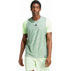 Футболка adidas Mesh Tee Pro, размер S INT, зелёный