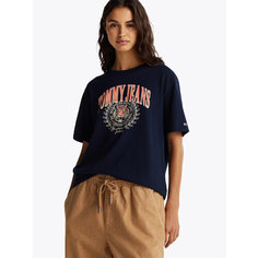 Футболка Tommy Jeans, размер S, синий