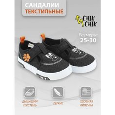 Сандалии CHIK CHIK, размер 30, черный/оранжевый