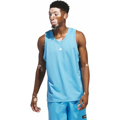 Майка adidas Legends Tank, размер S INT, голубой