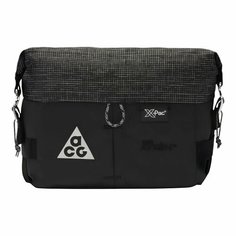 Сумка поясная NIKE, Black / Black / Metallic Silver