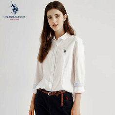 Рубашка U.S. POLO ASSN., размер M, белый