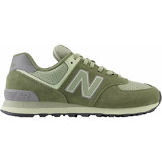 Кроссовки New Balance 574, полнота F, размер 8 US, зеленый