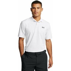 Поло Under Armour UA Perf 3.0 Stripe Polo, размер XL, белый