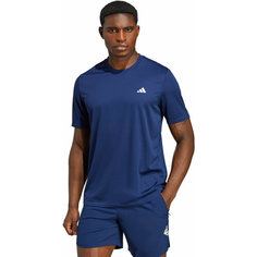 Футболка adidas AEROREADY Designed for Movement Tee, размер M INT, синий, оранжевый