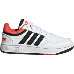 Кроссовки adidas Hoops 3.0 K, размер 6 UK, белый