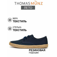 Кеды Thomas Munz Весна-лето 2025, полнота 6, размер 40, синий