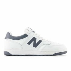 Кеды New Balance 480, полнота F, размер 9,5 US, белый/серый