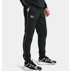 Брюки Under Armour UA Icon Fleece Jgr Taping, размер SM, черный