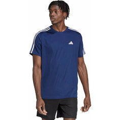 Футболка adidas Train Essentials 3-Stripes Training Tee, размер S INT, cиний