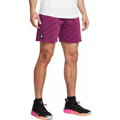 Шорты спортивные Under Armour Pjt Rck Icon Flc Short Pt Boh, размер XS, фиолетовый