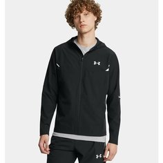 Толстовка спортивная Under Armour UA Core+ Woven Jacket, размер S, , черный