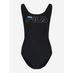 Купальник Fila Womens U-back Basic Swimsuit, размер 52, черный