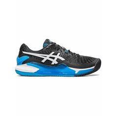 Кроссовки ASICS GEL-RESOLUTION 9 CLAY, полнота F, размер 9 US, синий/черный