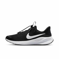 Кроссовки NIKE Revolution 7 EasyOn, полнота F (EU)/ на среднюю стопу, размер 8.5 US, черный