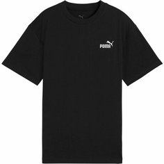 Футболка спортивная PUMA ESS Small No. 1 Logo Relaxed Tee B, размер 128, черный