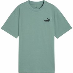 Футболка спортивная PUMA ESS Small No. 1 Logo Relaxed Tee B, размер 128, зелeный