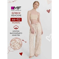 Брюки MARK FORMELLE Одежда для дома, размер 44, бежевый