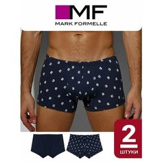 Трусы MARK FORMELLE Нижнее белье, комплект из 2 шт., размер XXL, синий
