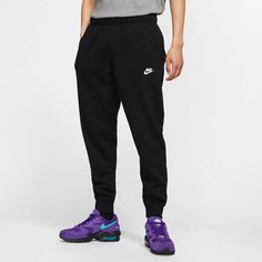 Брюки спортивные NIKE CLUB, размер L, черный