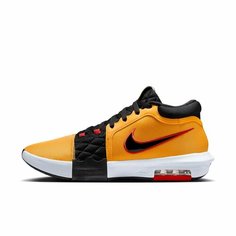 Кроссовки NIKE LeBron Witness VIII, полнота F (EU)/ на среднюю стопу, размер 8.5 US, оранжевый