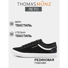 Кеды Thomas Munz Весна-лето 2025, полнота 6, размер 45, черный