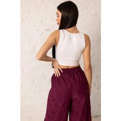 Брюки палаццо UPTREND, размер S, вишня