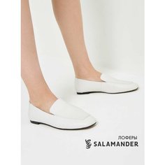 Туфли Salamander лоферы женские, размер 40, белый