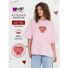 Футболка MARK FORMELLE для женщин, размер 52, орхидея