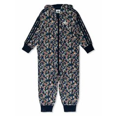 Комбинезон adidas x Liberty London, размер 6-9 мес, cиний