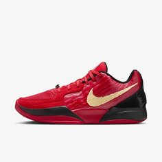 Кроссовки NIKE Ja 2, размер 9 US, красный/черный/желтый