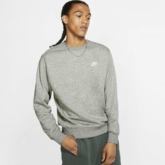 Свитшот спортивный NIKE, размер 2XL, , dark grey heather/white
