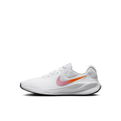 Кроссовки NIKE Revolution 7, размер 9.5 US, белый/розовый/оранжевый