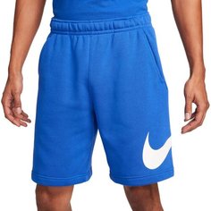Шорты спортивные NIKE CLUB, размер M, синий