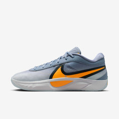 Кроссовки NIKE Giannis Freak 6, размер 9 US, голубой/серый/оранжевый