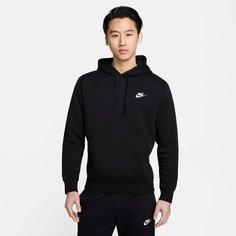Худи спортивное NIKE Club, размер M, , черный