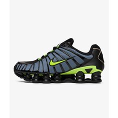 Кроссовки NIKE Shox TL, размер 10.5 US, синий/черный/желтый
