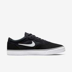 Кеды NIKE SB Chron 2, размер 10.5 US, черный/белый